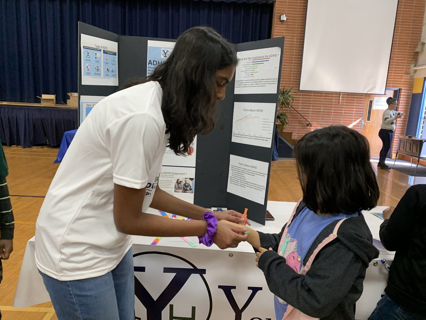 A hands-on conversation at the awareness table